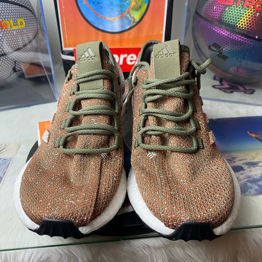 🆕 - Adidas PureBOOST GO Raw Khaki - Size: M 11.5 - Picture 3 of 11
